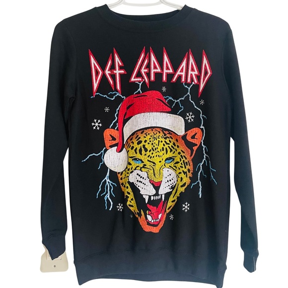 DEF LEPPARD NWT Crewneck Sweater - Picture 1 of 11